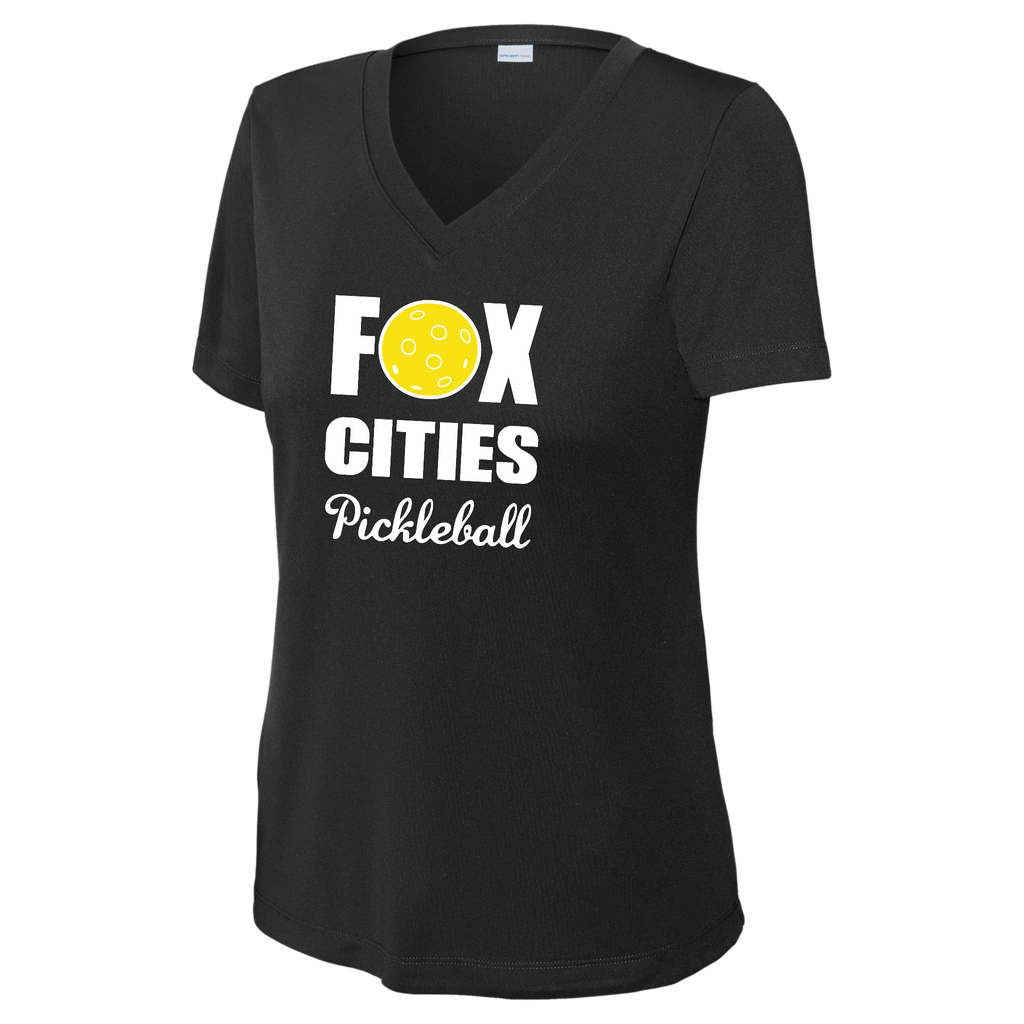 FCP Womens Short Sleeve V Neck Performance Large Logo