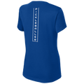 My pklbl Womens Short Sleeve V Neck Thin Back Logo