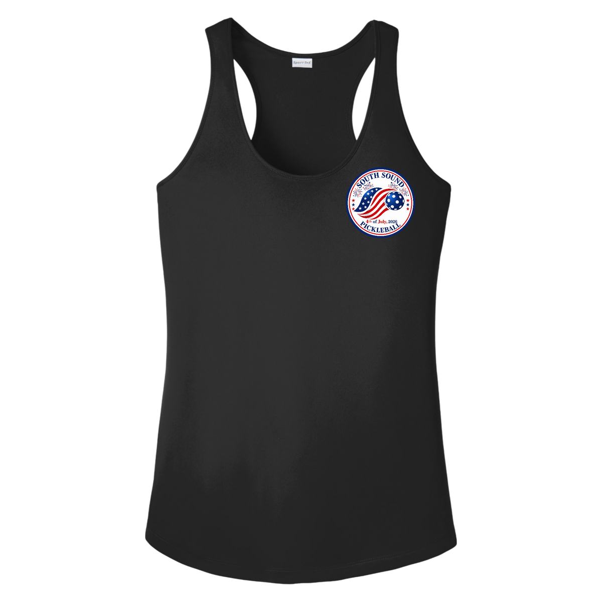 SSPC Womens Racerbacks Small Logo 4th of July
