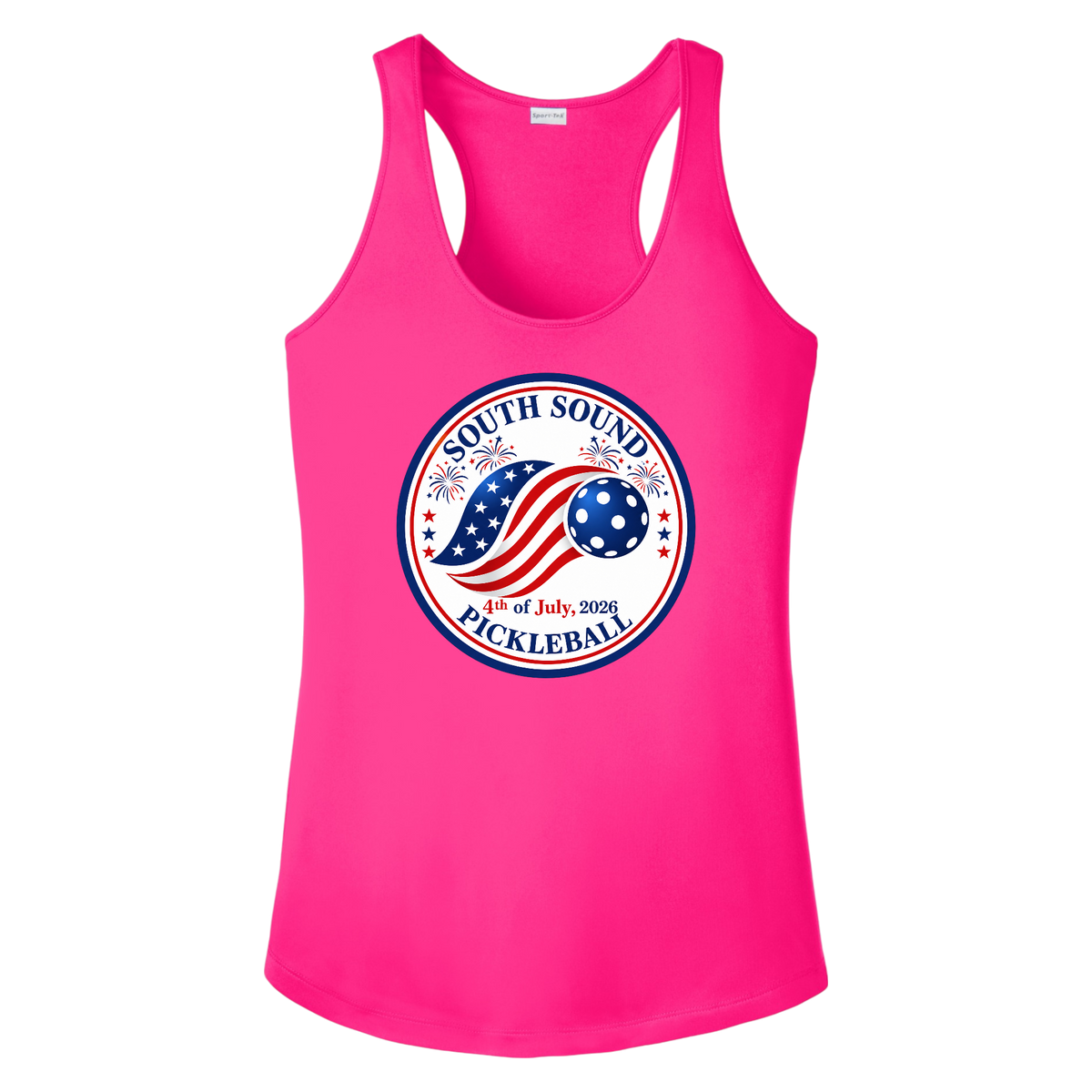 SSPC Womens Racerbacks Large Logo 4th of July
