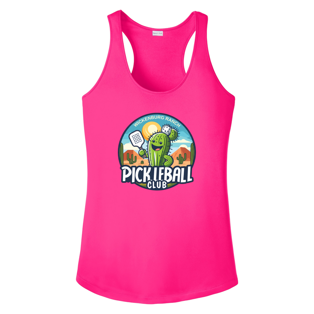 Wickenburg Womens Racerbacks Large Logo