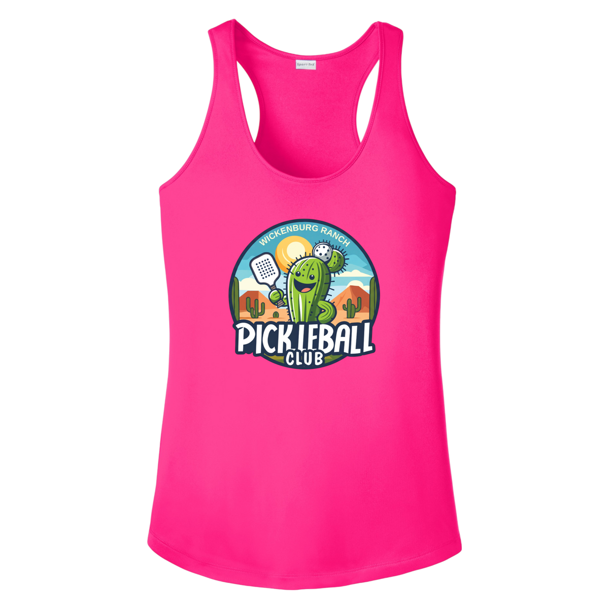 Wickenburg Womens Racerbacks Large Logo