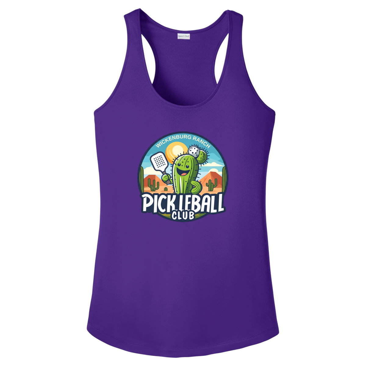 Wickenburg Womens Racerbacks Large Logo