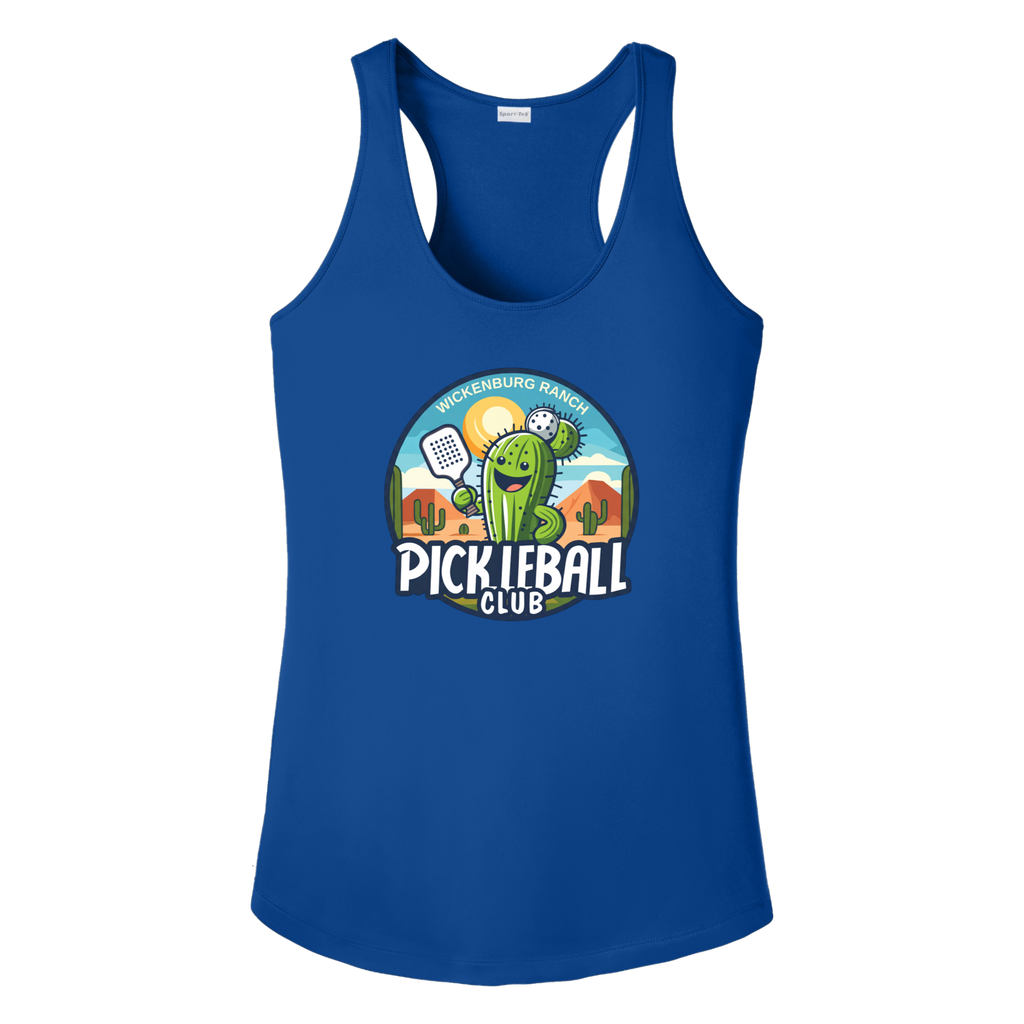 Wickenburg Womens Racerbacks Large Logo