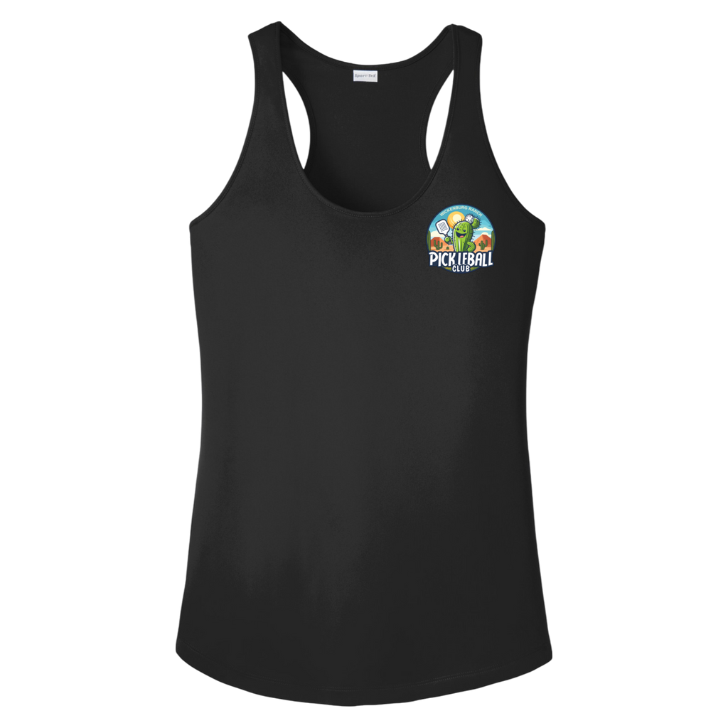 Wickenburg Womens Racerback Tank Small Logo