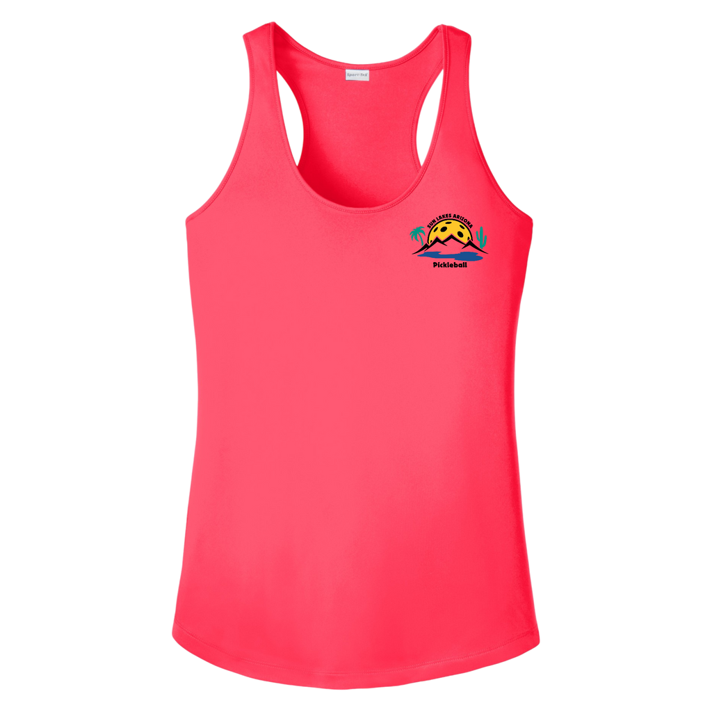 Sun Lakes Womens Racerbacks Small Logo