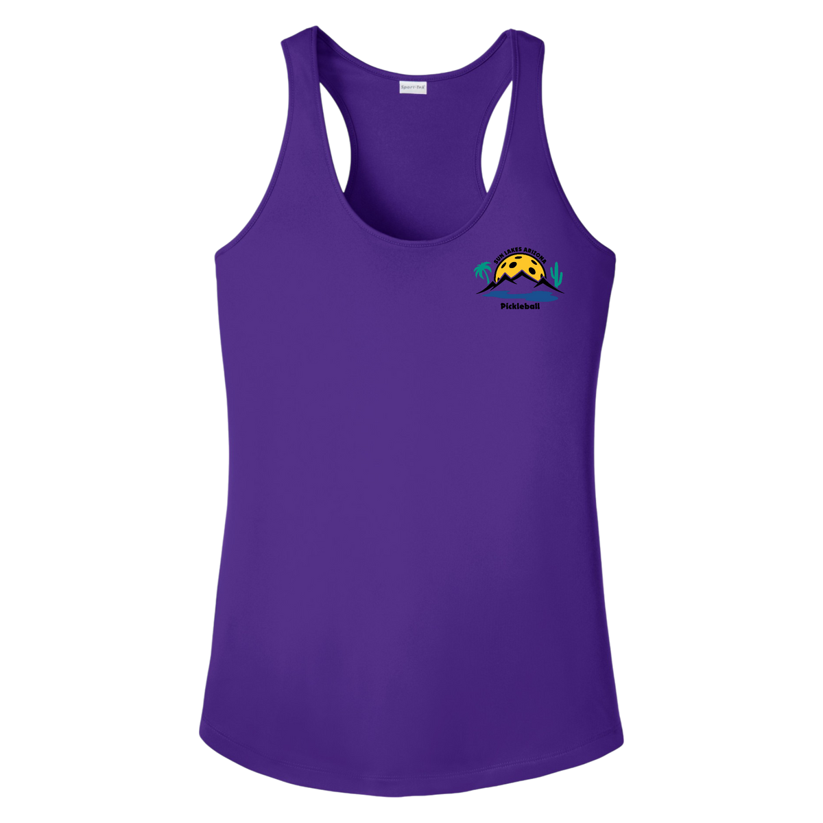 Sun Lakes Womens Racerbacks Small Logo