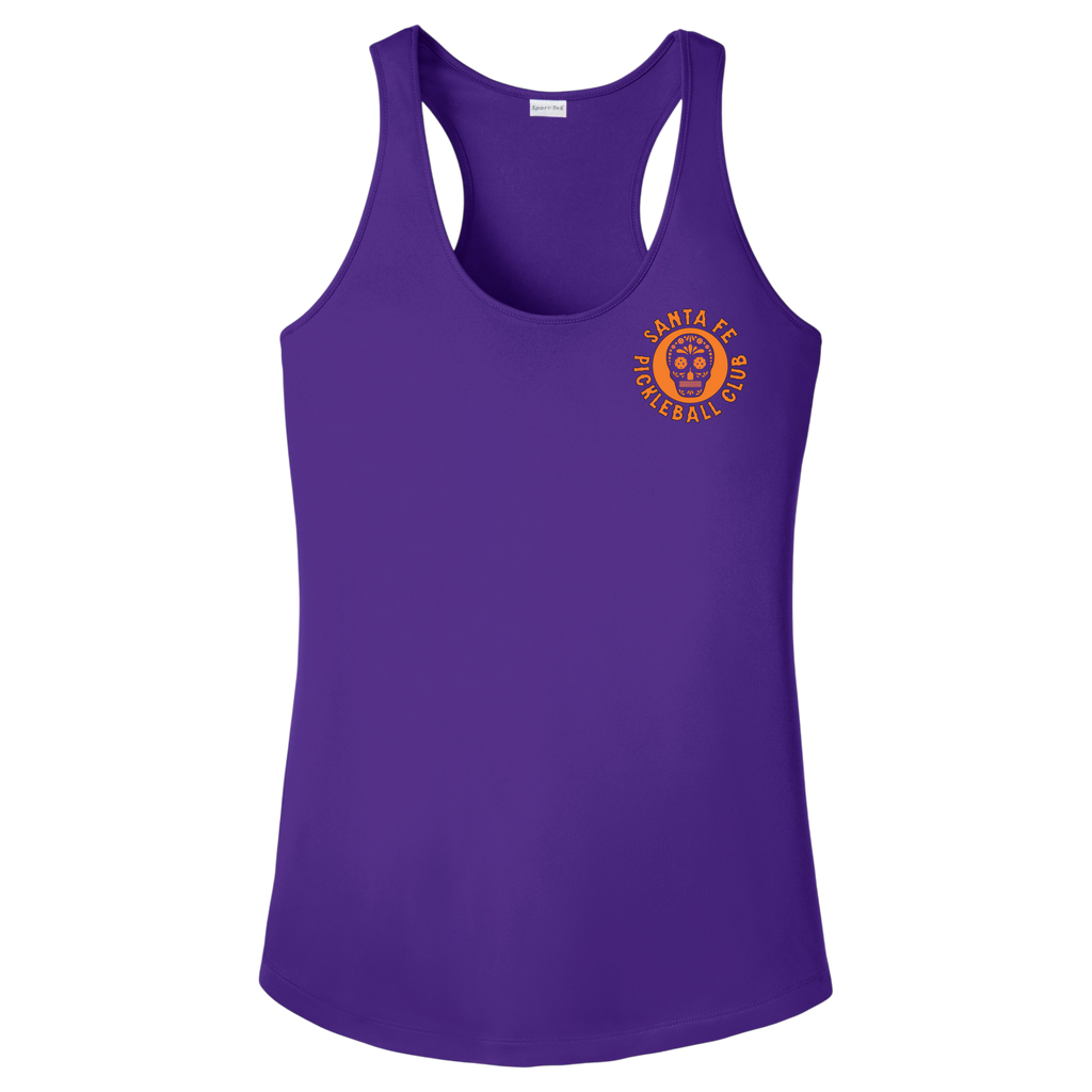 Santa Fe Womens Racerback Tank Small Logo