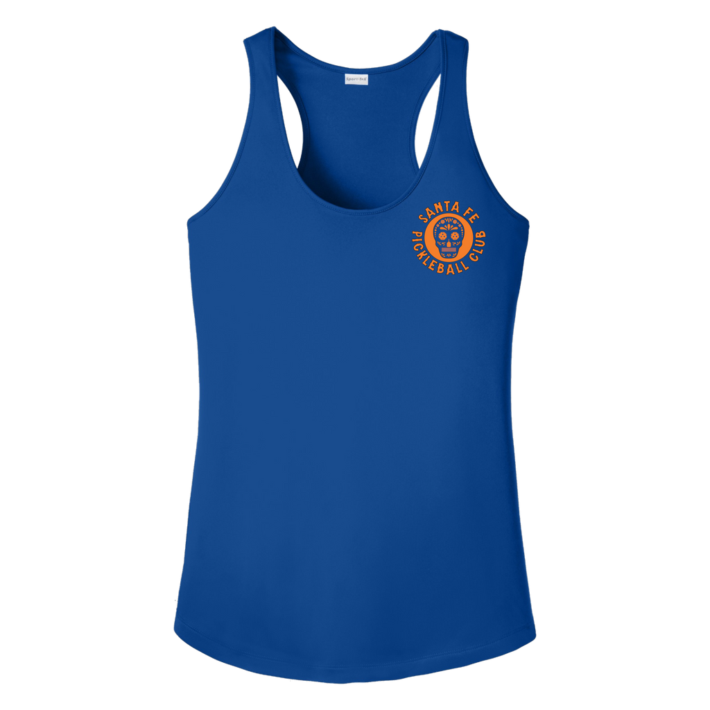Santa Fe Womens Racerback Tank Small Logo