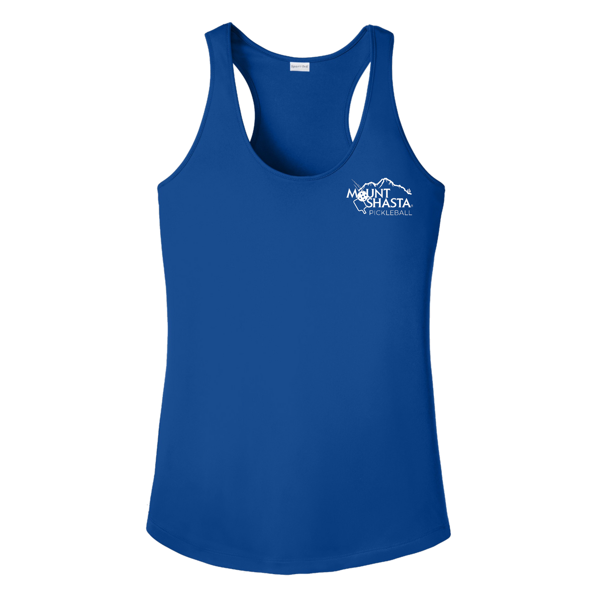 Shasta Womens Racerbacks Small Main Logo
