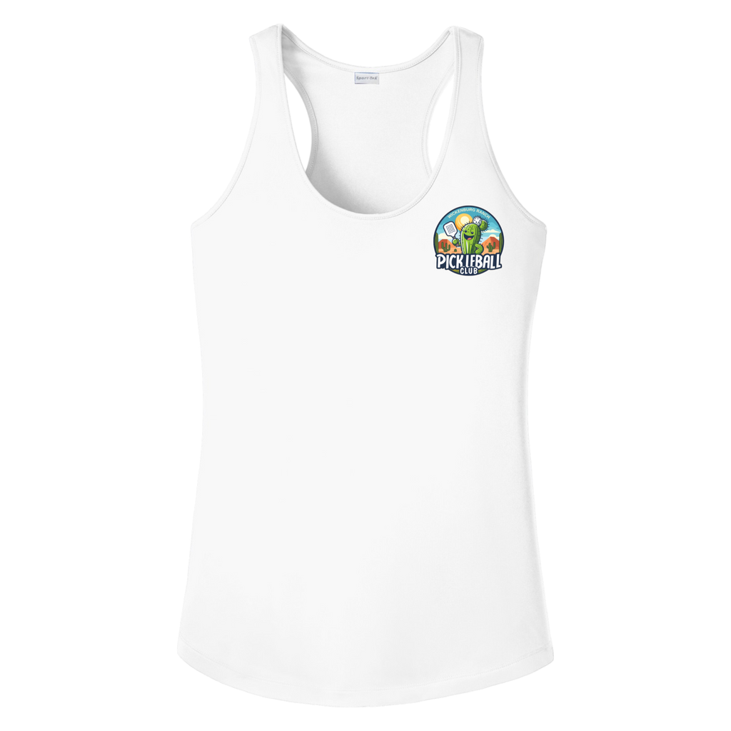 Wickenburg Womens Racerback Tank Small Logo