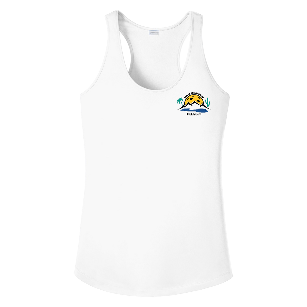 Sun Lakes Womens Racerbacks Small Logo