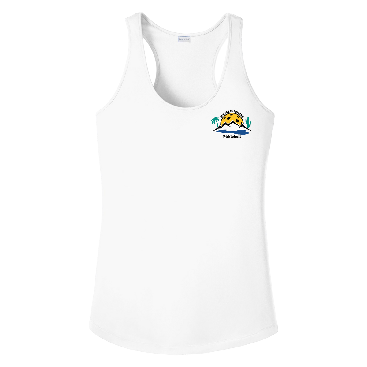 Sun Lakes Womens Racerbacks Small Logo