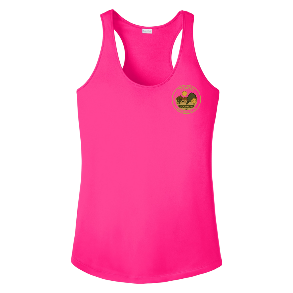 PebbleCreek Womens Racerbacks Small Alt Logo