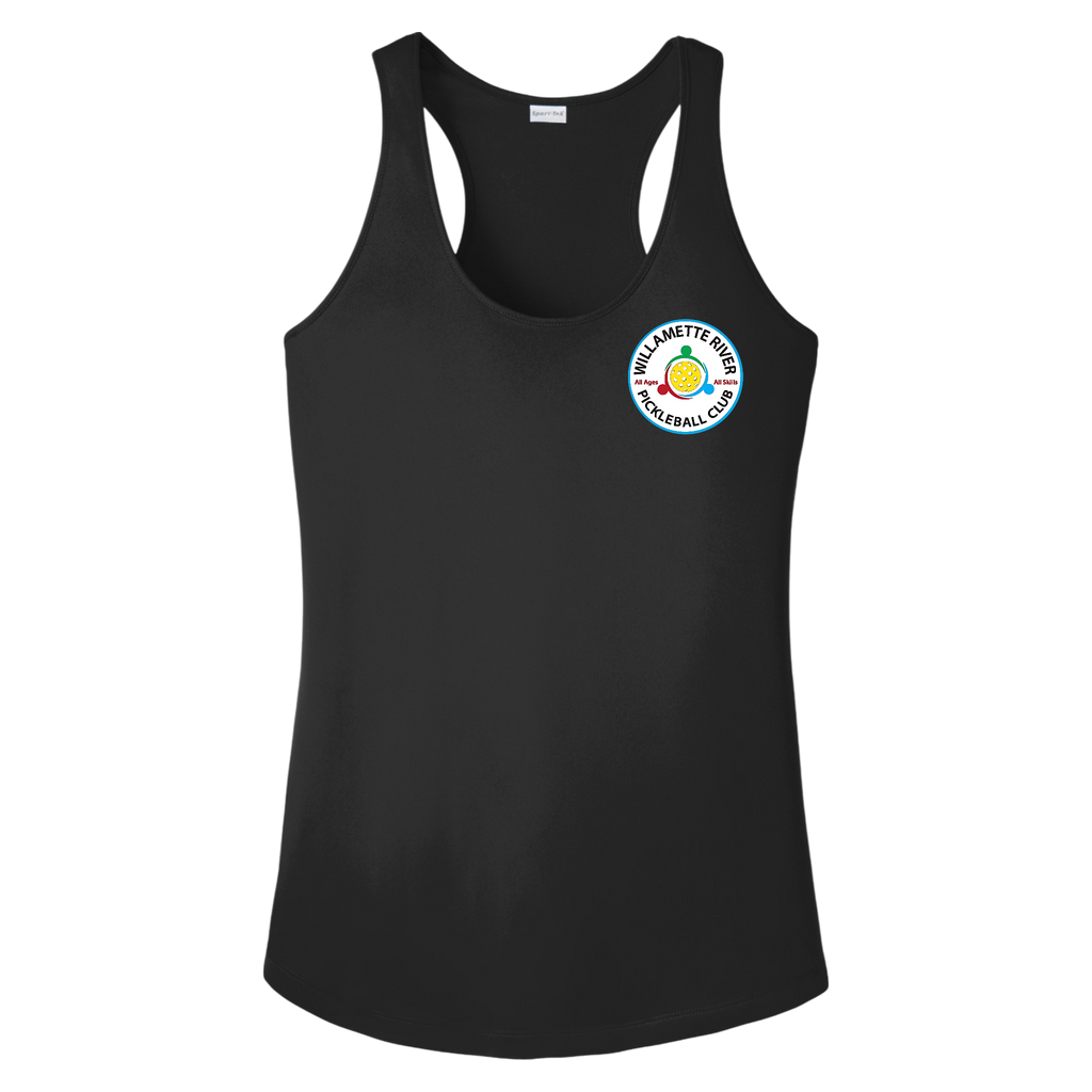 Willamette Womens Racerback Tank Small Logo