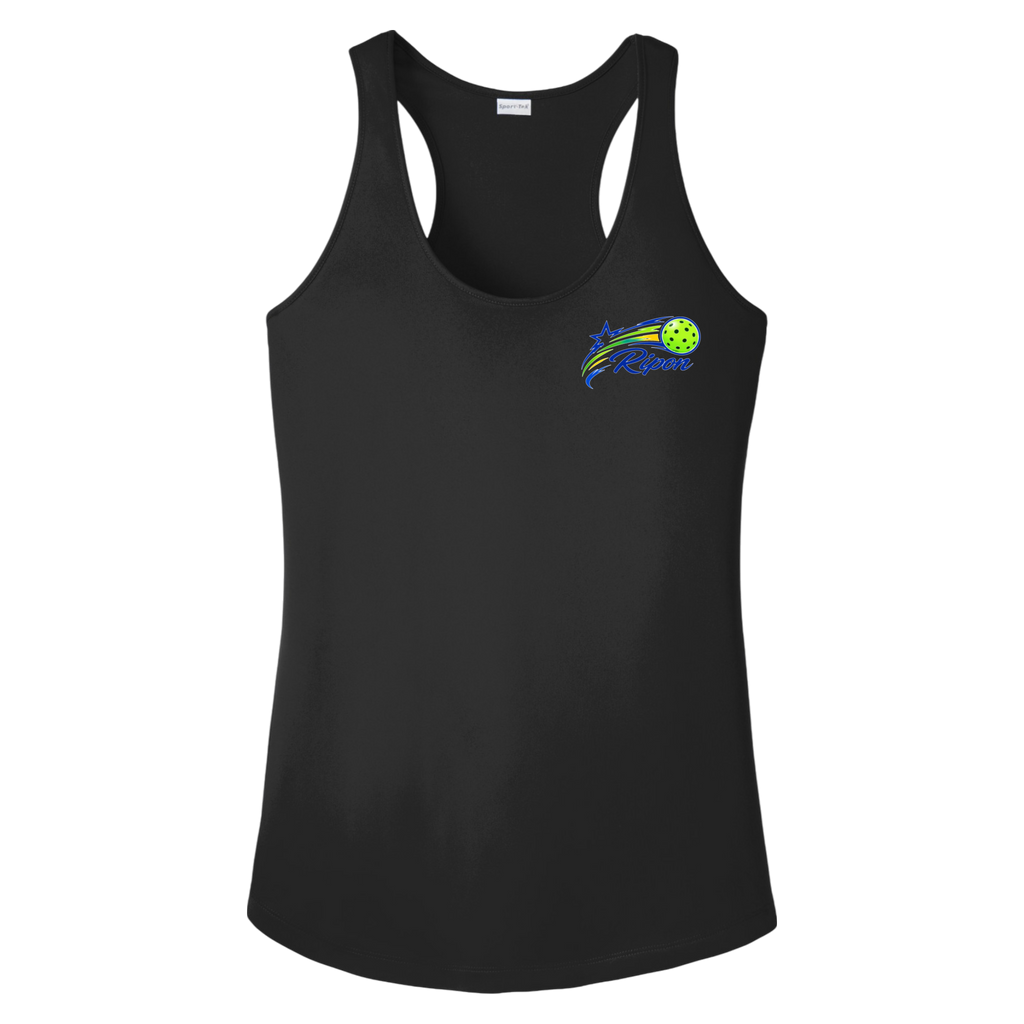 Ripon Womens Racerback Tank Small Logo