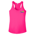 Ripon Womens Racerback Tank Small Logo w/Pickleball on back