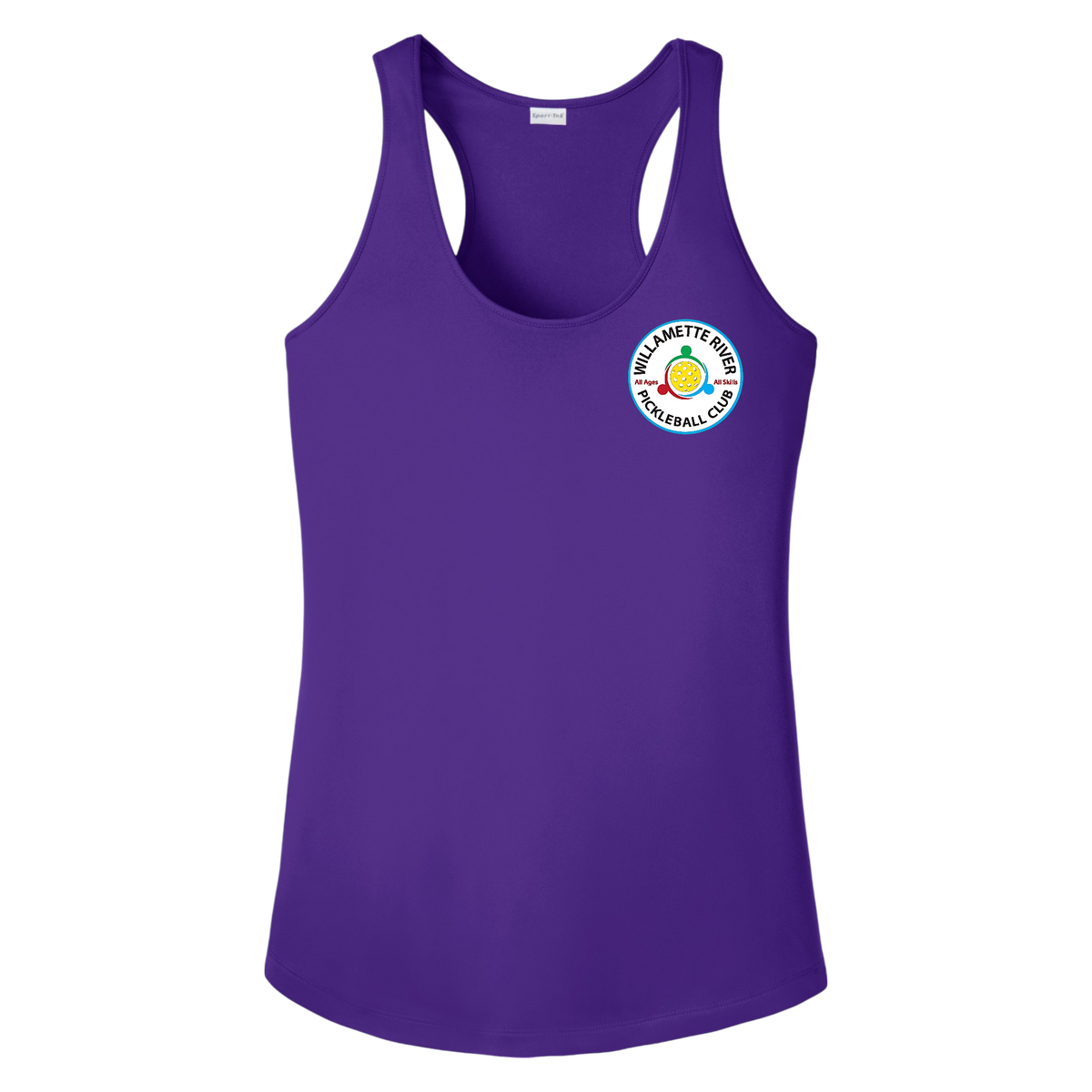 Willamette Womens Racerback Tank Small Logo