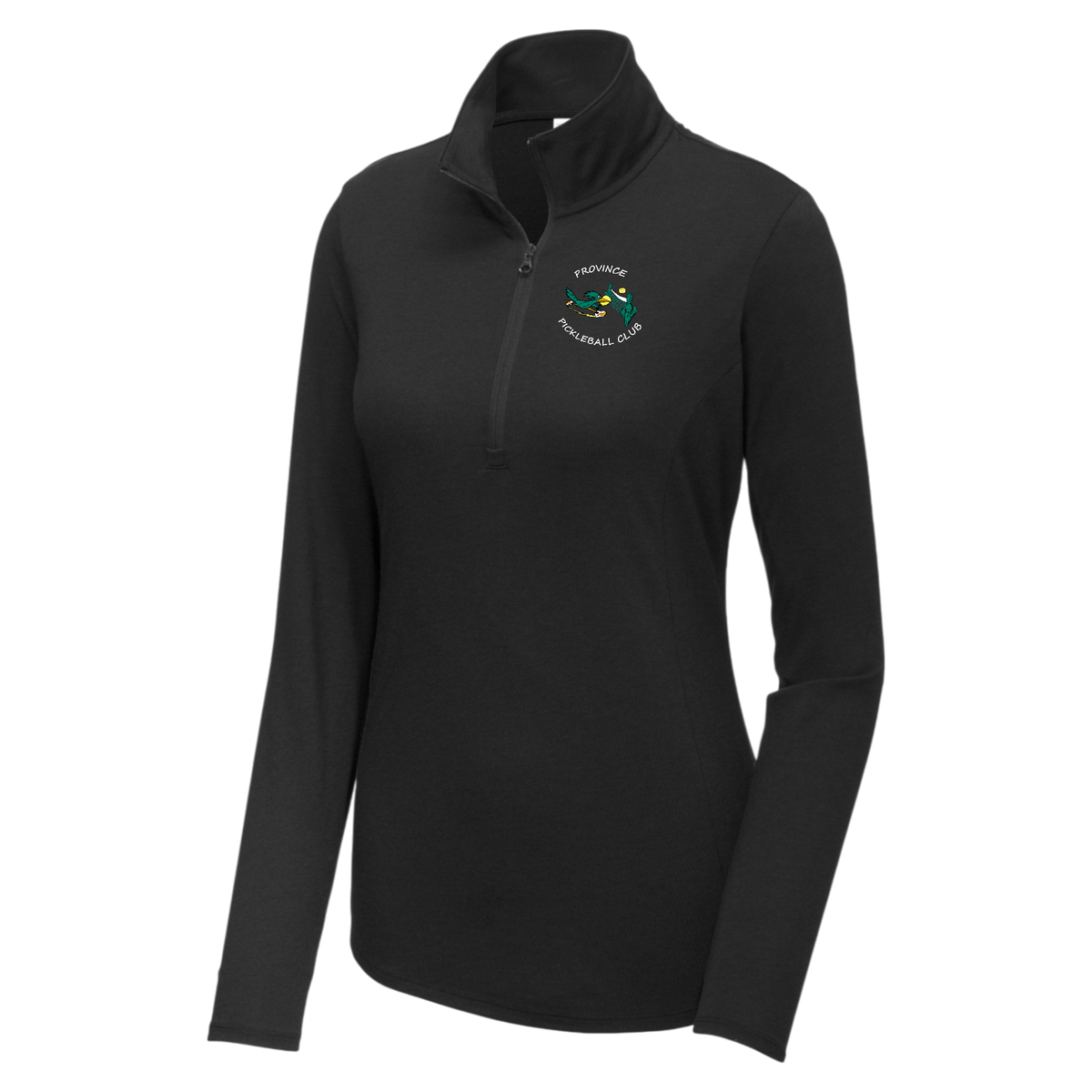 Province Womens Quarter Zip Small Logo