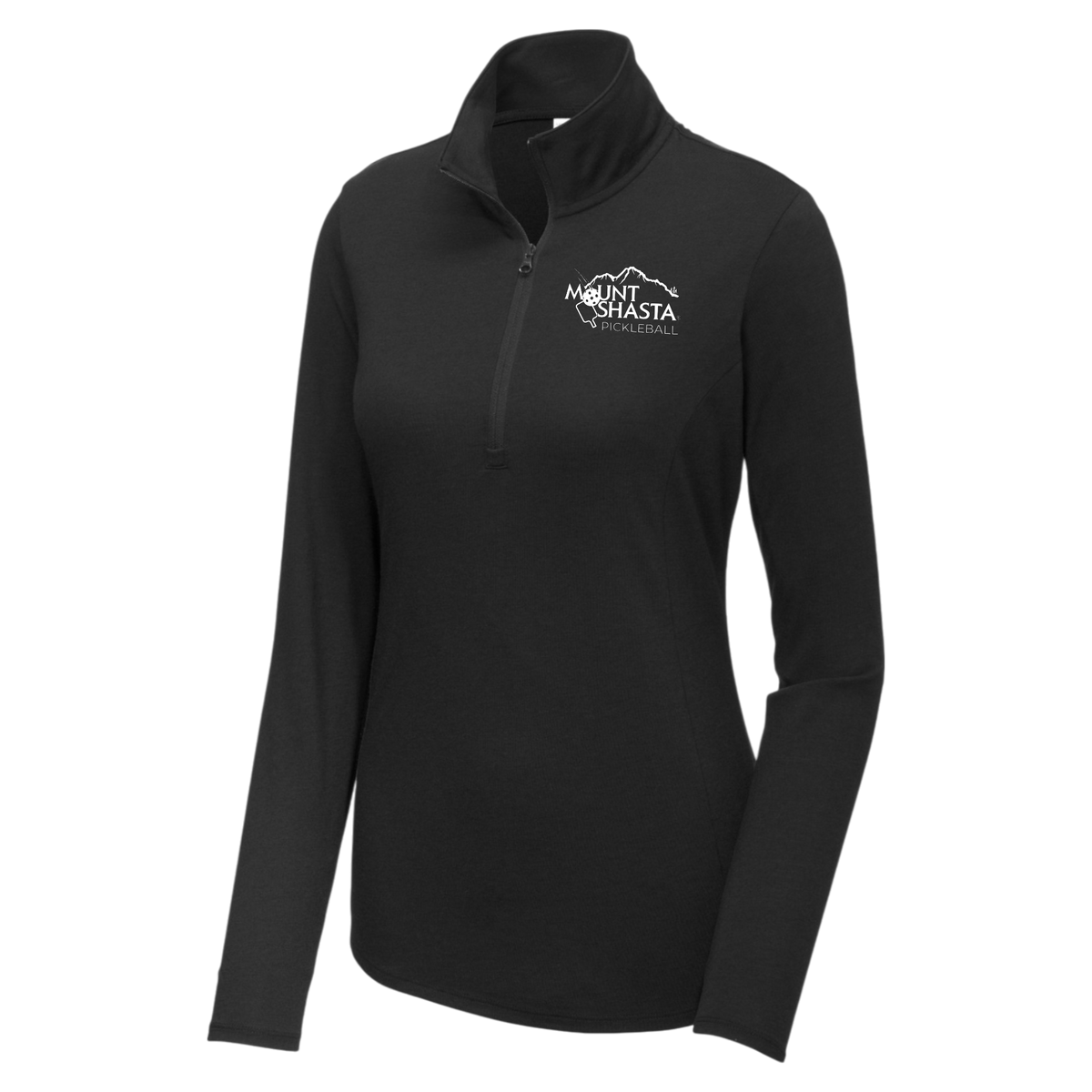 Shasta Womens Quarter Zip Main Logo