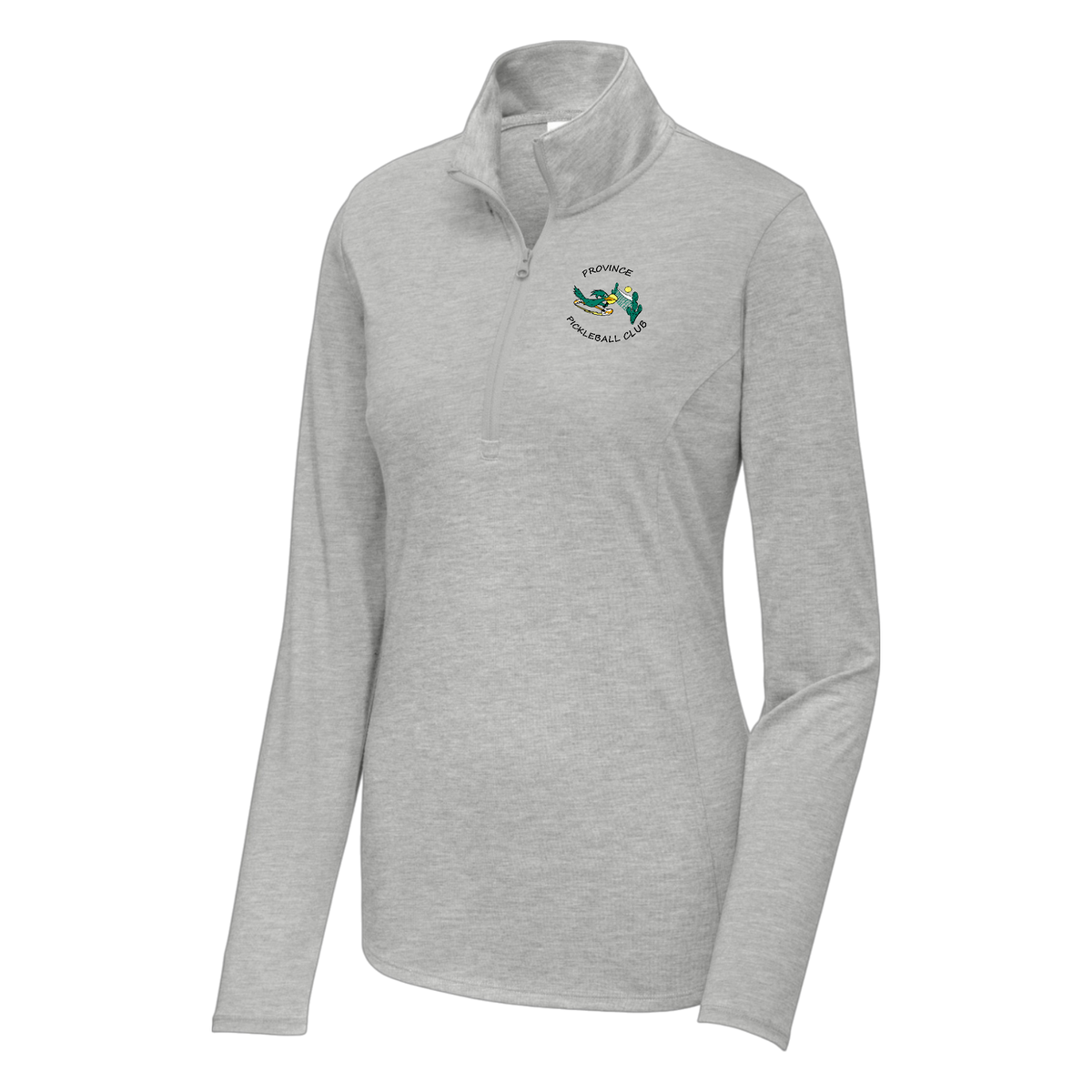 Province Womens Quarter Zip Small Logo