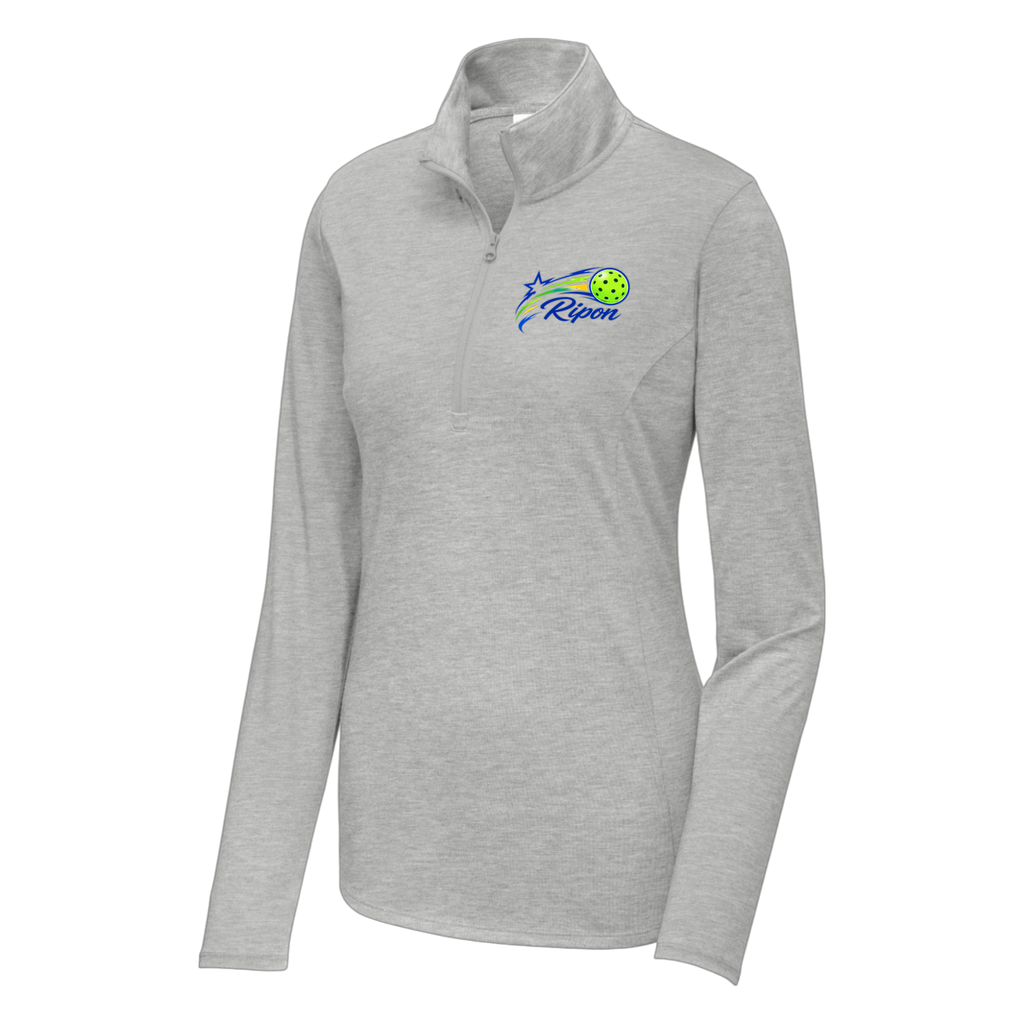 Ripon Womens Quarter Zip Small Logo