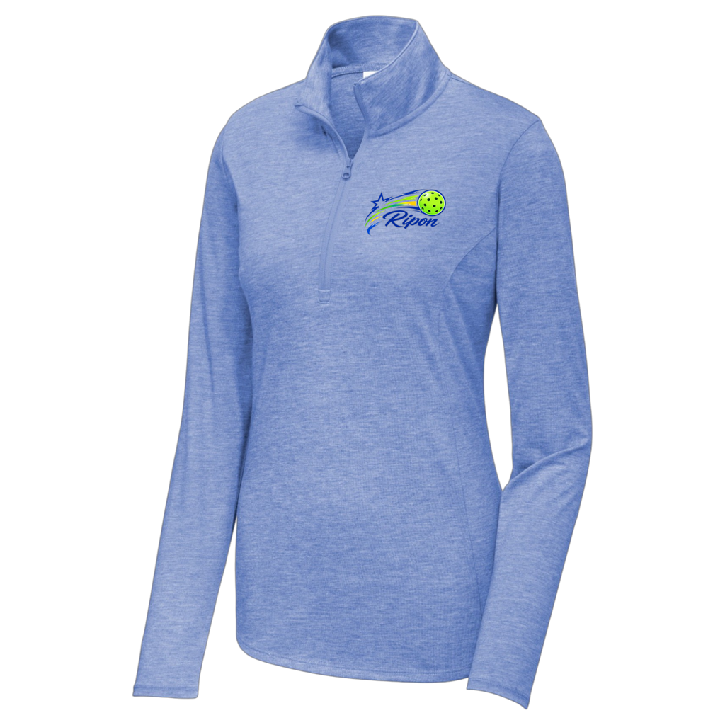 Ripon Womens Quarter Zip Small Logo