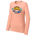 Sun Lakes Womens Performance Long Sleeve Crew Neck Shirt Large Logo