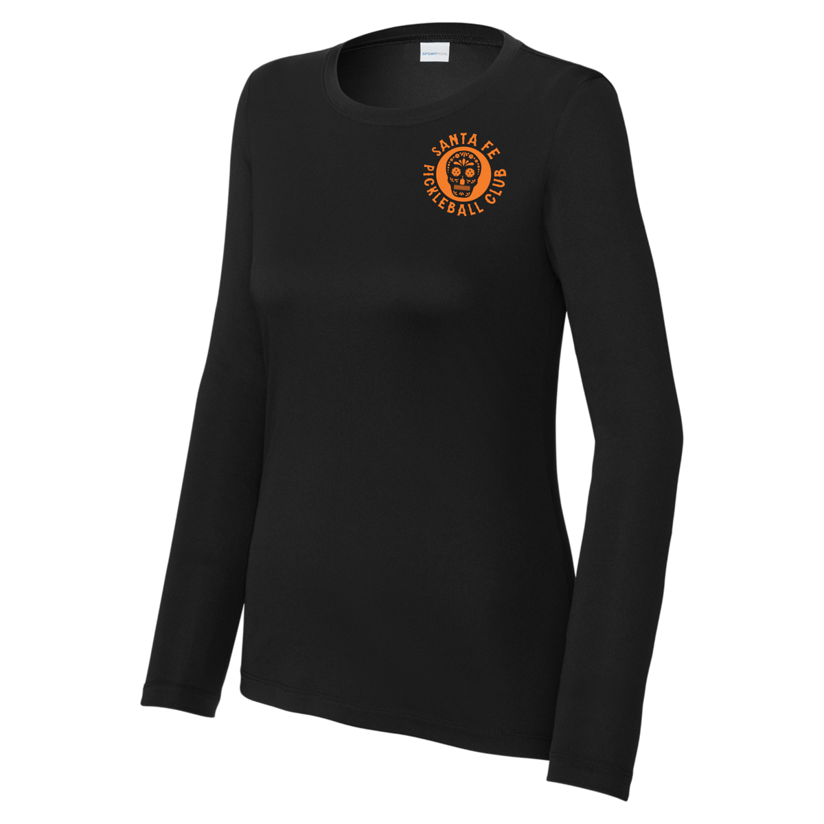 Santa Fe Womens Performance Long Sleeve Crew Neck Shirt Small Logo