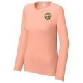 PebbleCreek Womens Performance Long Sleeve Crew Neck Shirt Small Main Logo
