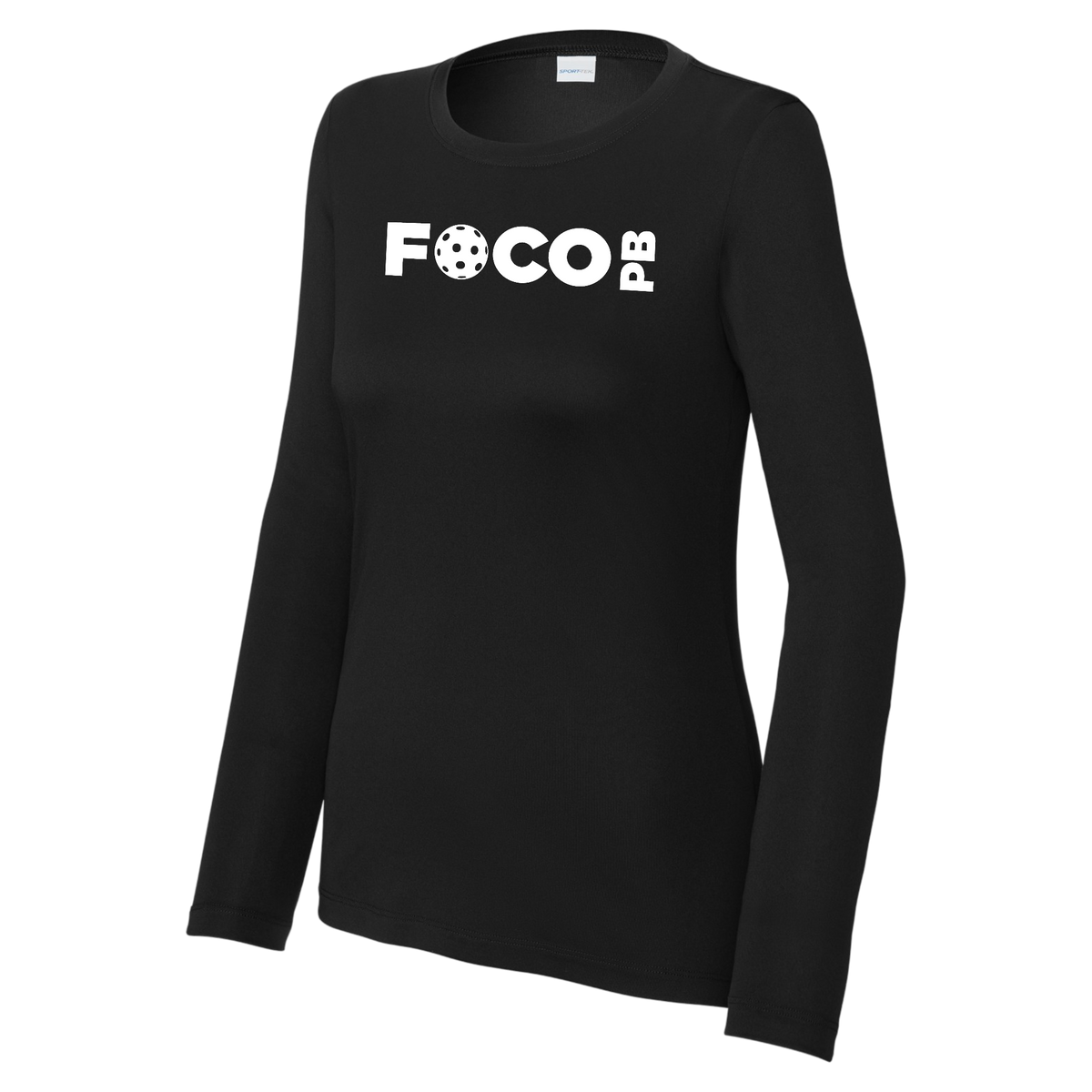 FOCO Womens Performance Long Sleeve Crew Neck Shirt Large Logo