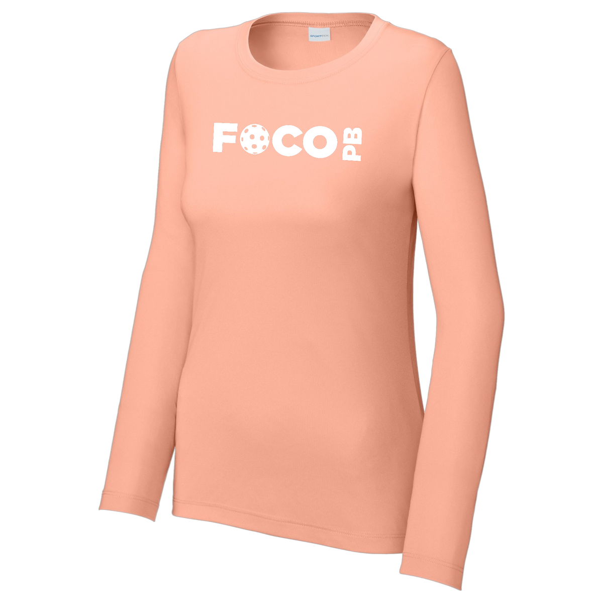 FOCO Womens Performance Long Sleeve Crew Neck Shirt Large Logo