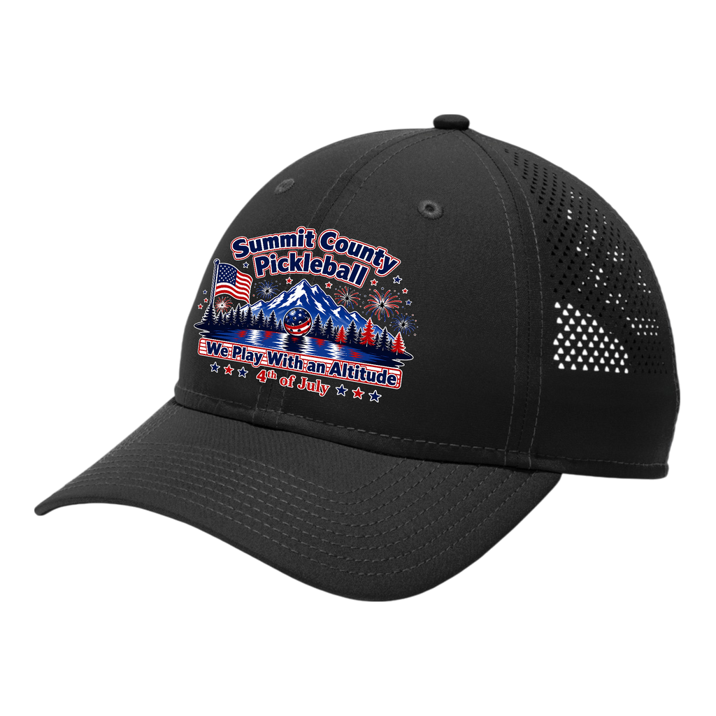 Summit Unisex Perforated Performance Cap 4th of July