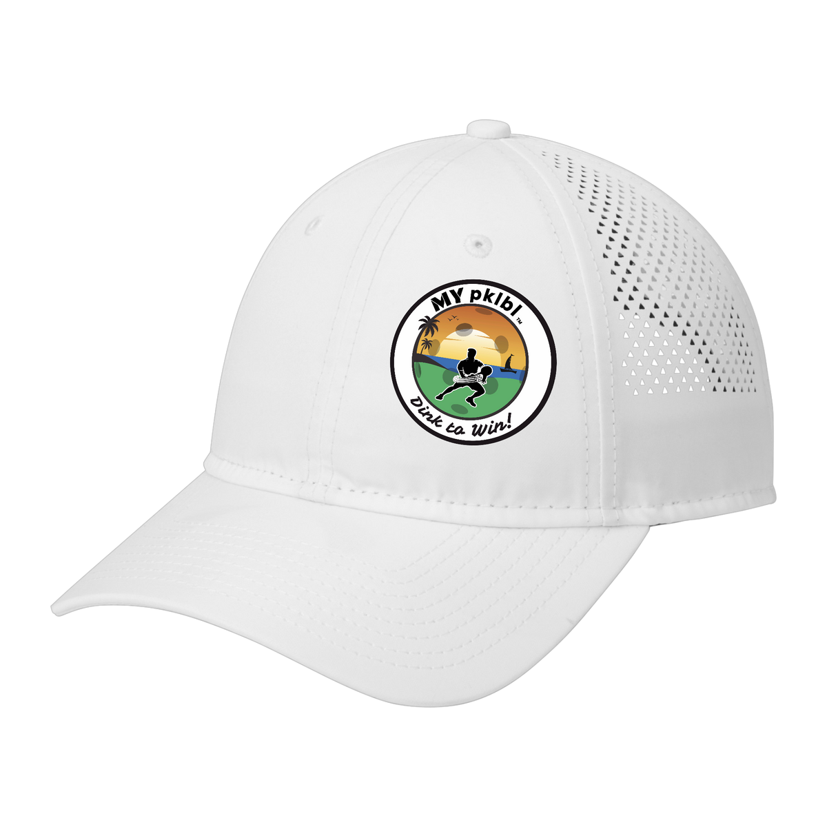 My pklbl Unisex Perforated Performance Cap Side Panel Logo