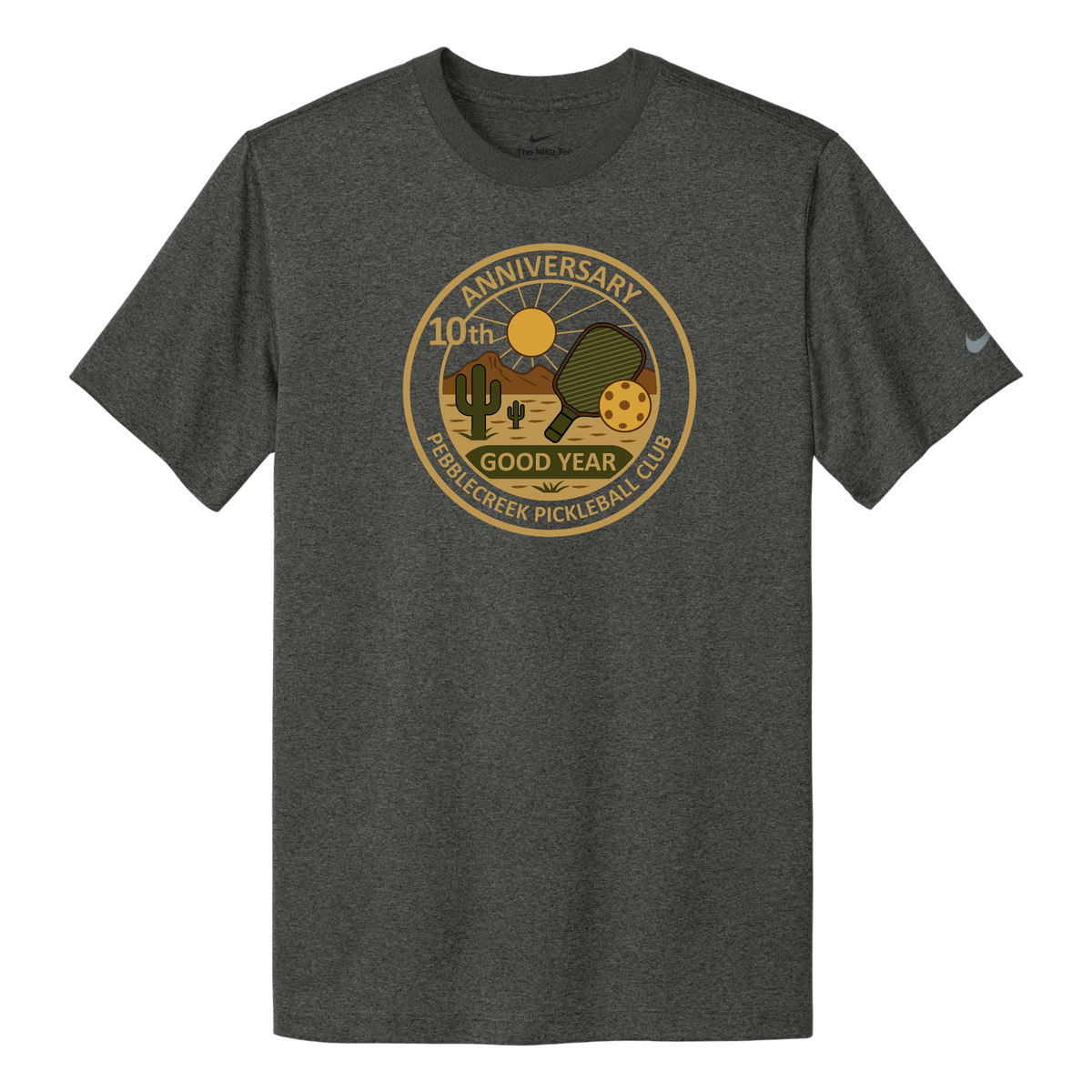 PebbleCreek Mens Nike Dri Fit Large Anniv Logo