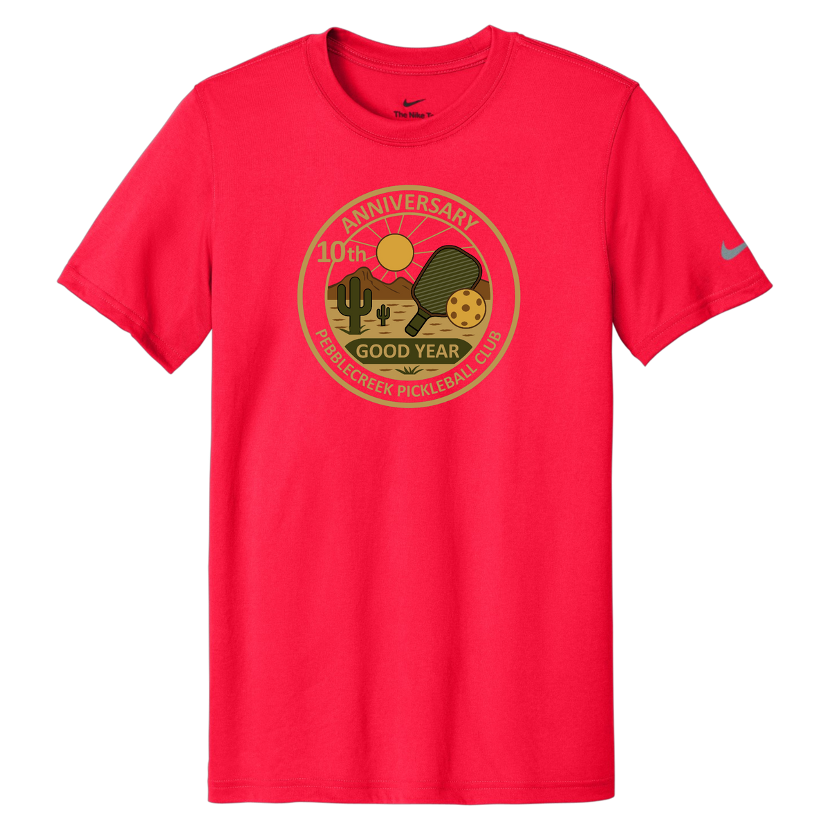 PebbleCreek Mens Nike Dri Fit Large Anniv Logo