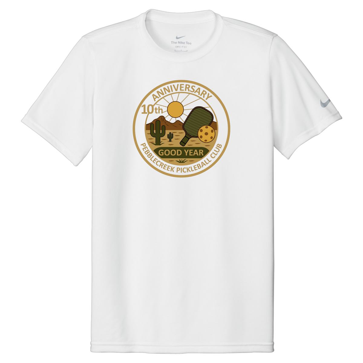 PebbleCreek Mens Nike Dri Fit Large Anniv Logo