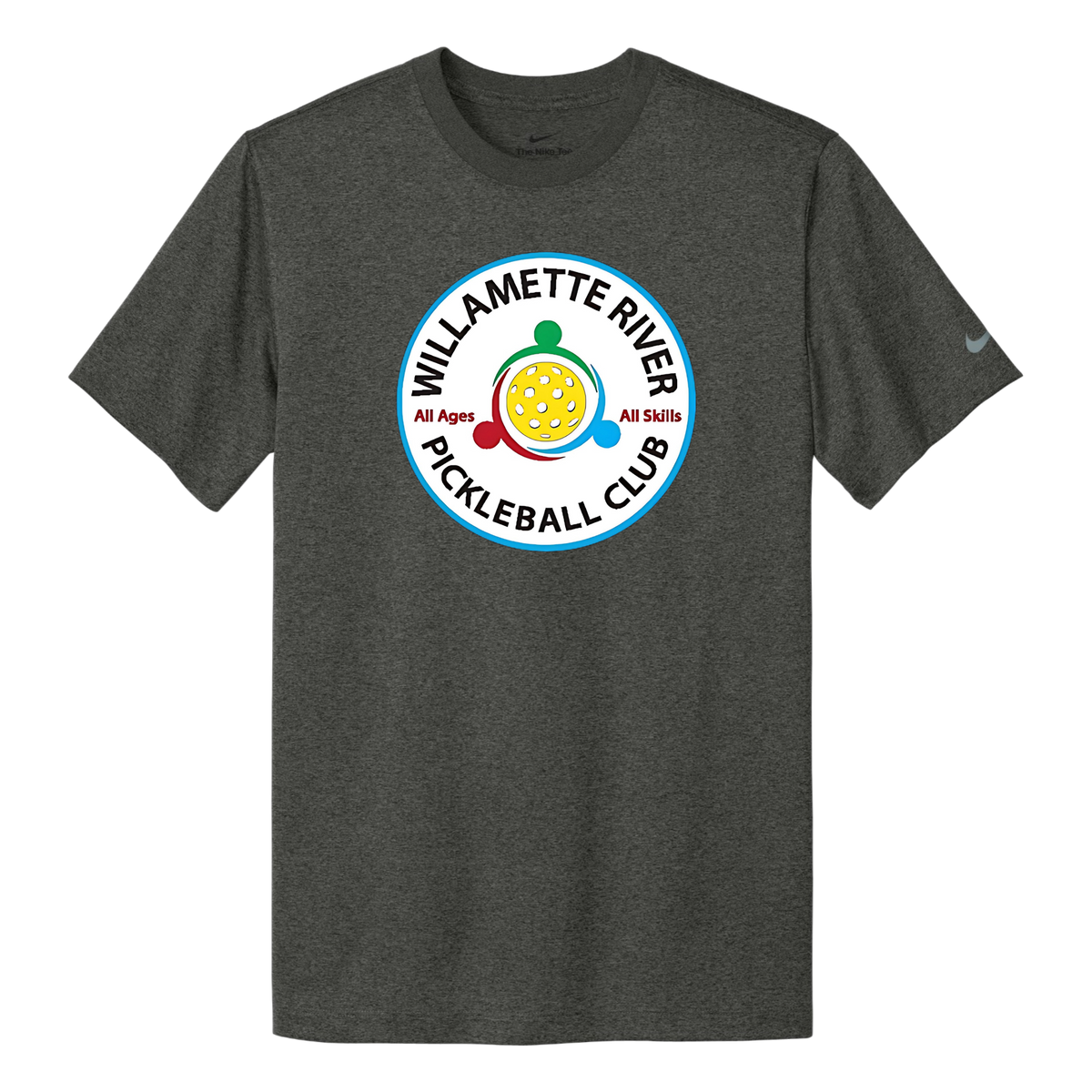 Willamette Mens Nike Dri Fit Tee Large Logo