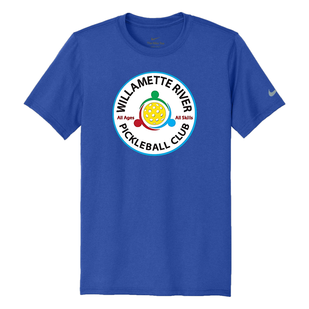 Willamette Mens Nike Dri Fit Tee Large Logo