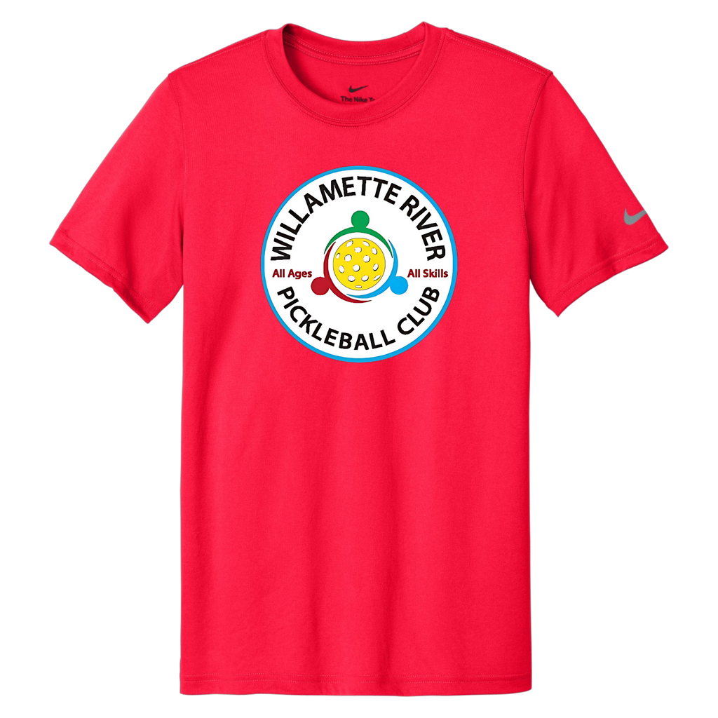 Willamette Mens Nike Dri Fit Tee Large Logo