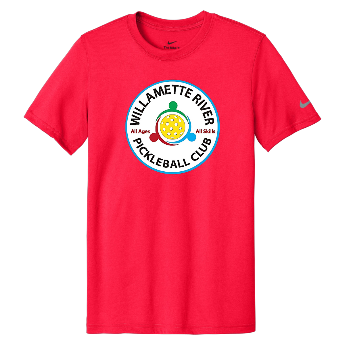 Willamette Mens Nike Dri Fit Tee Large Logo