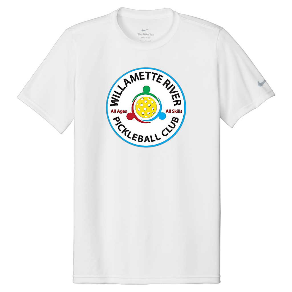 Willamette Mens Nike Dri Fit Tee Large Logo