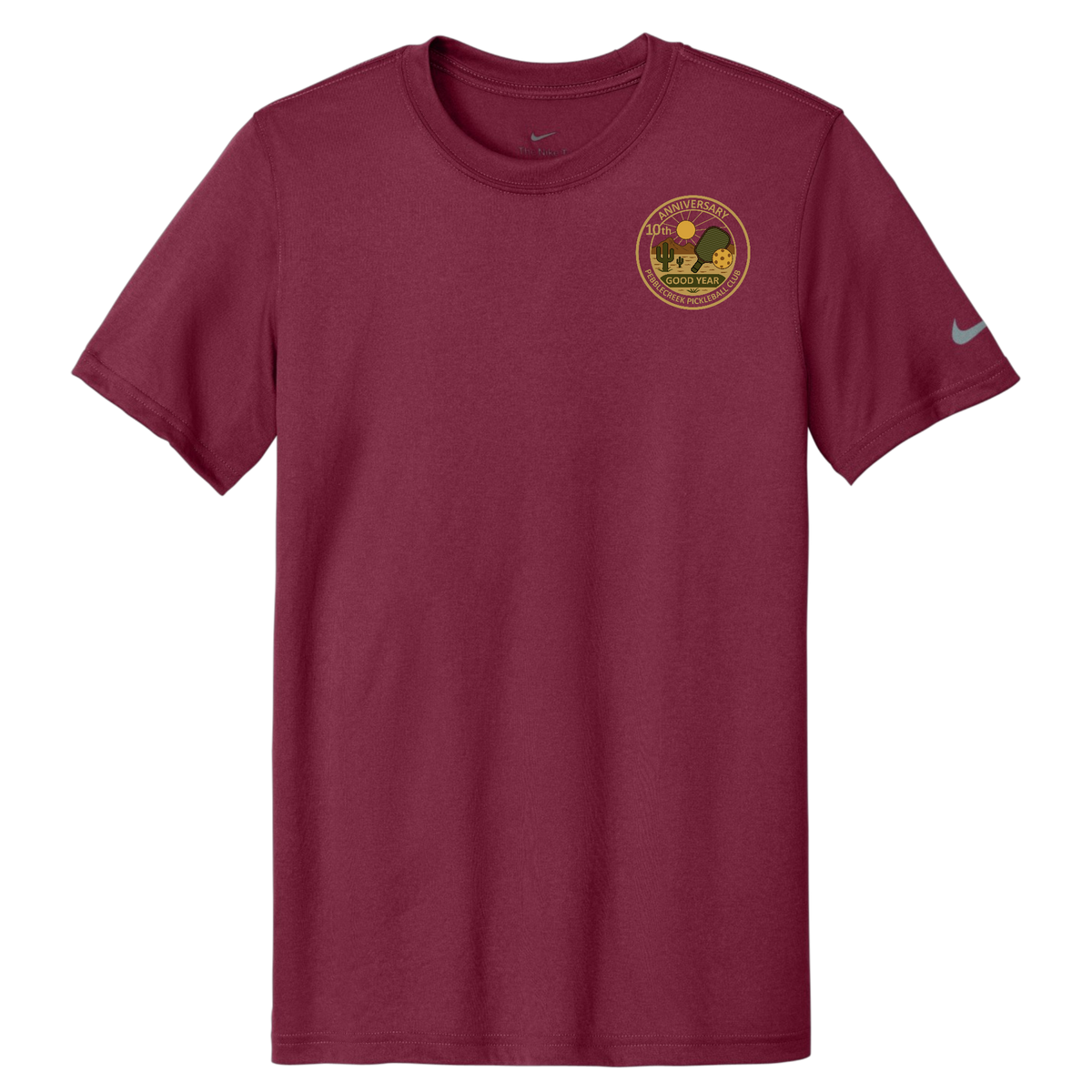 PebbleCreek Mens Nike Dri Fit Small Anniv Logo