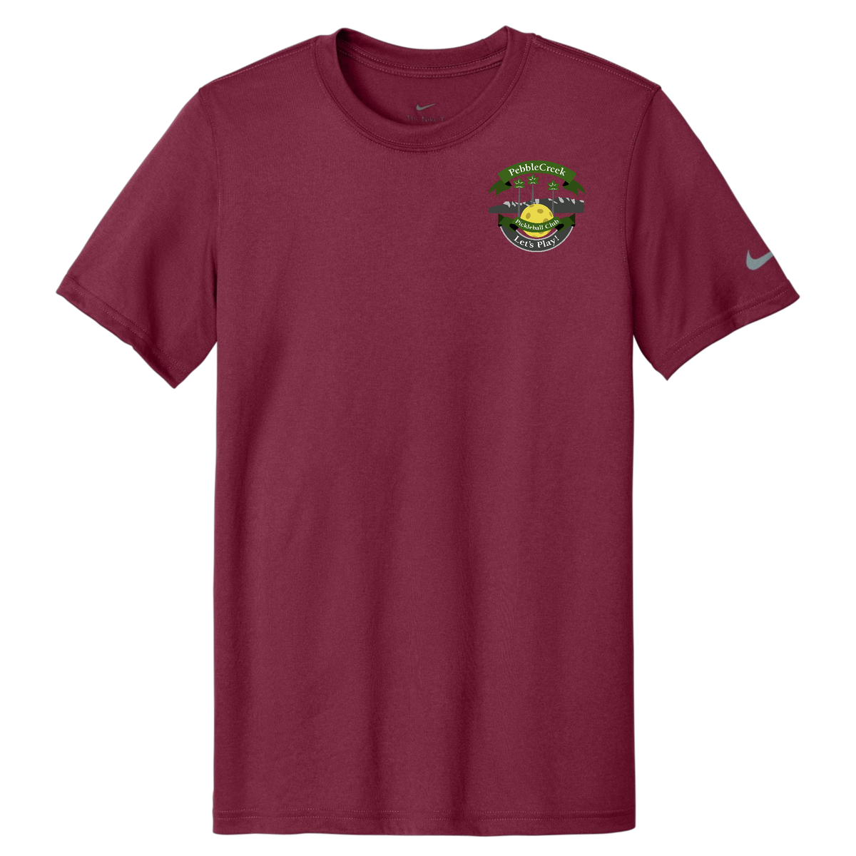 PebbleCreek Mens Nike Dri Fit Small Main Logo