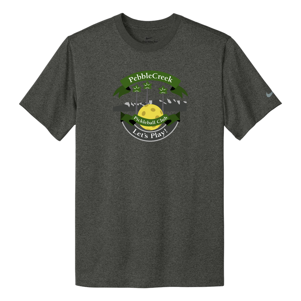 PebbleCreek Mens Nike Dri Fit Tee Large Main Logo