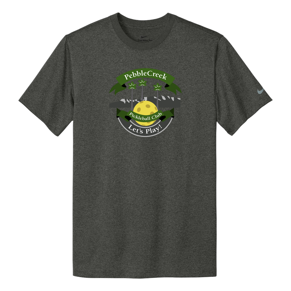 PebbleCreek Mens Nike Dri Fit Tee Large Main Logo