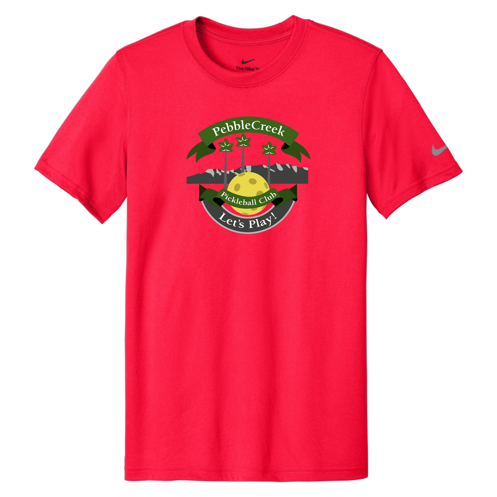 PebbleCreek Mens Nike Dri Fit Tee Large Main Logo
