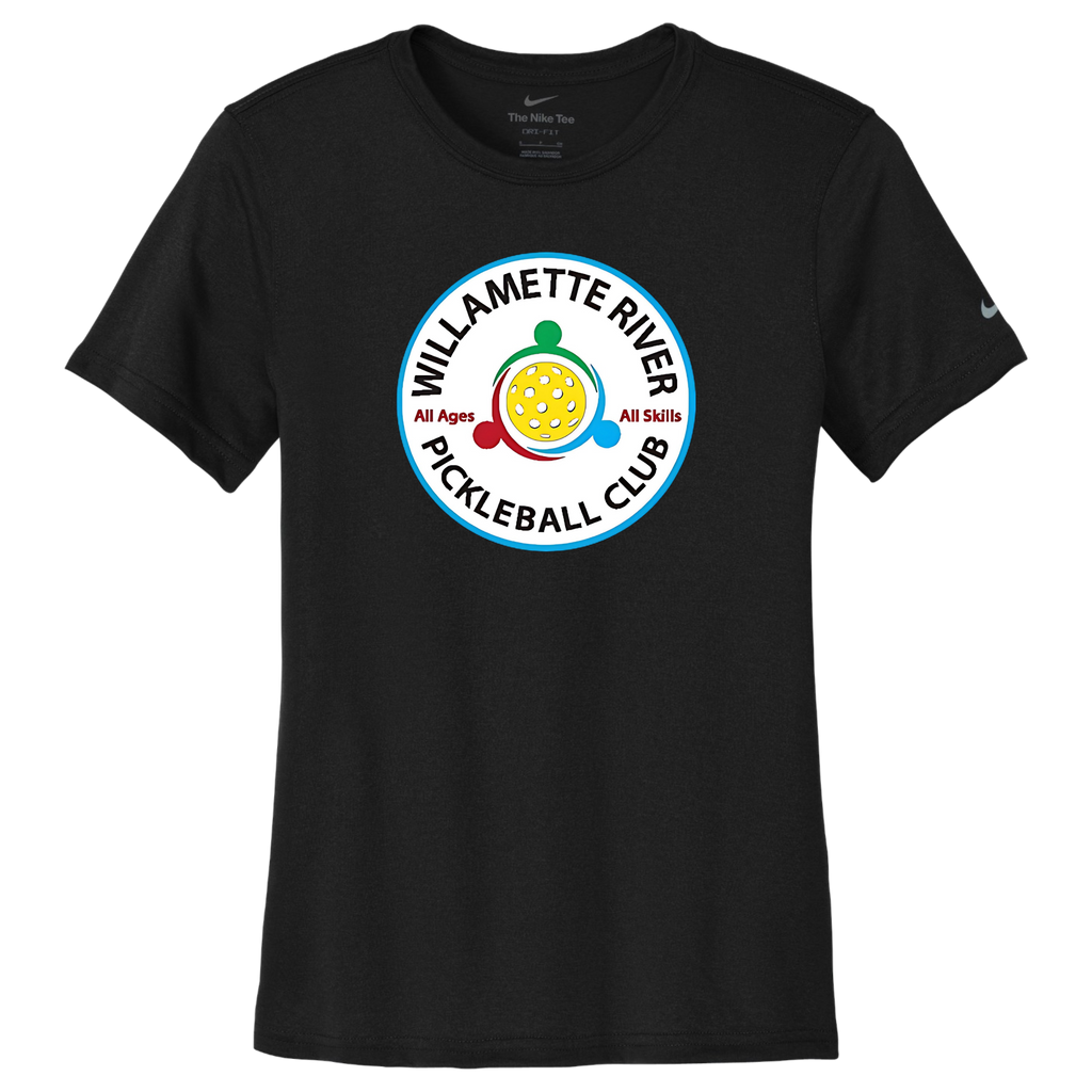 Willamette Womens Nike Dri Fit Tee Large Logo