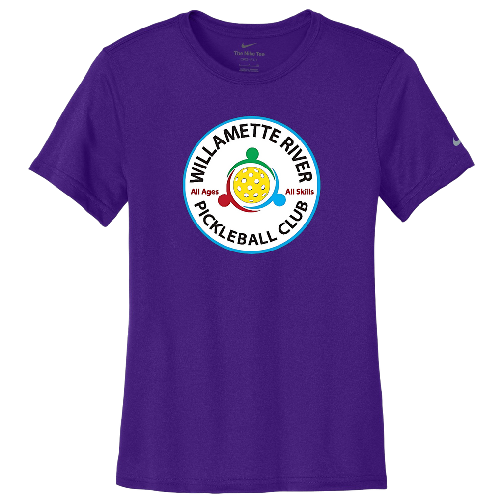 Willamette Womens Nike Dri Fit Tee Large Logo