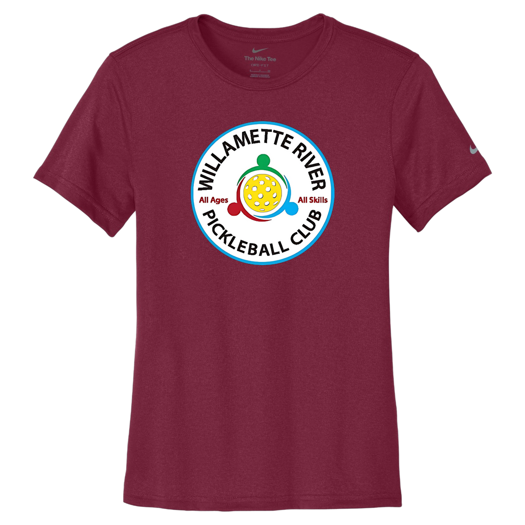 Willamette Womens Nike Dri Fit Tee Large Logo